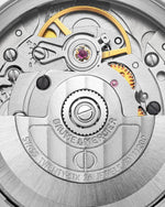 Load image into Gallery viewer, Cassa dodecagonale in acciaio lucido satinato da 42 mm con vetro zaffiro e fondello in vetro zaffiro con viti dell'orologio Baume & Mercier Riviera 10621