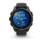 Load image into Gallery viewer, Garmin Fēnix® 8 - 43 mm 010-02903-21 - cinturino silicone nero - cassa resina nera - quadrante multifunzionale nero