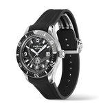Load image into Gallery viewer, Montblanc Iced Sea Automatic Date 129372 - cinturino, quadrante e ghiera neri - cassa acciaio - datario