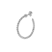 Desmos Orecchini Slash hoop in argento 00000257