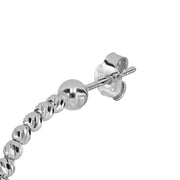Desmos Orecchini Slash hoop in argento 00000257