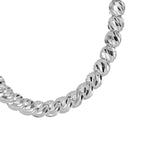 Load image into Gallery viewer, Desmos Orecchini Slash hoop in argento 00000257