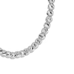Load image into Gallery viewer, Desmos Orecchini Slash hoop in argento 00000258
