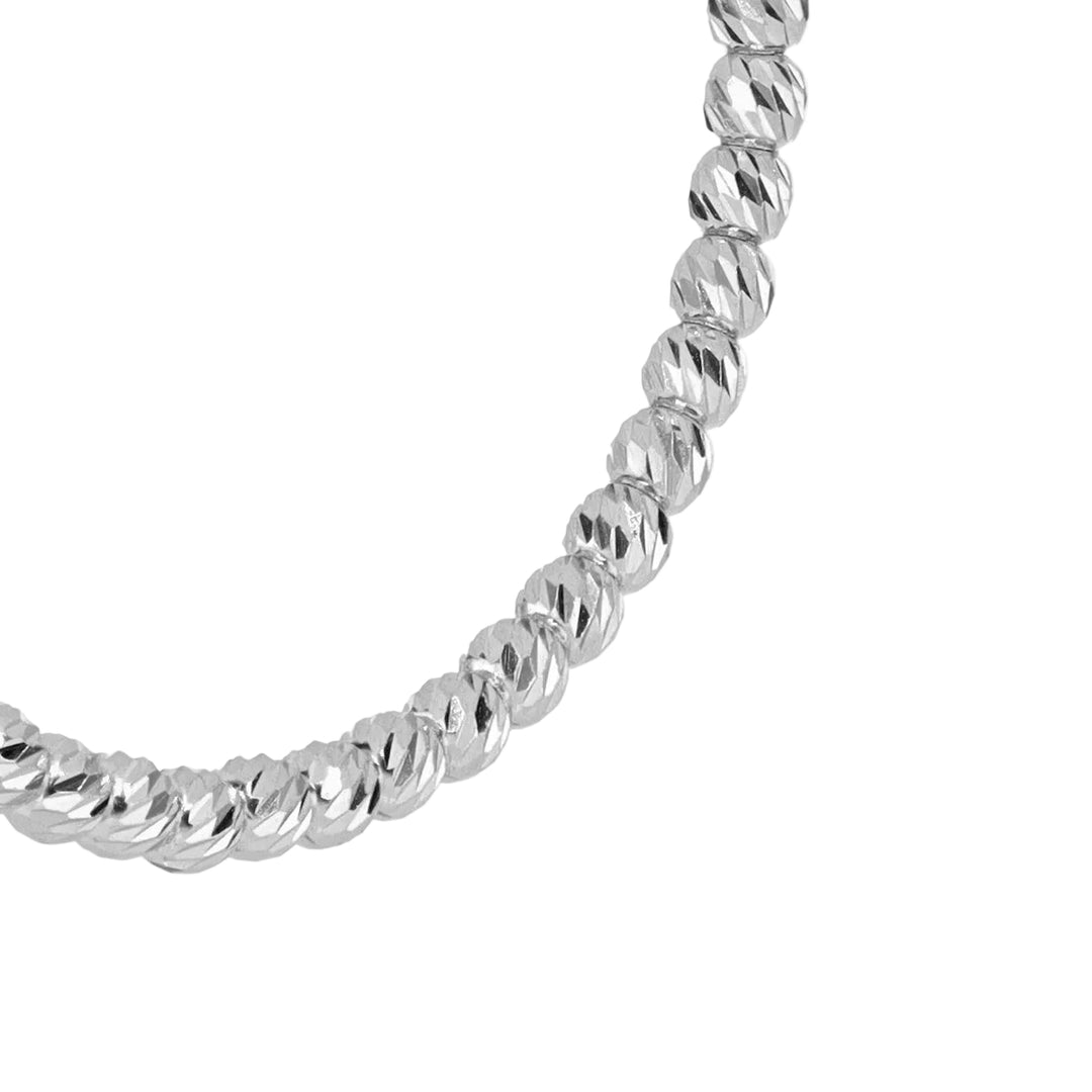 Desmos Orecchini Slash hoop in argento 00000258