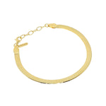 Load image into Gallery viewer, Desmos Bracciale Herringbone in argento dorato 00000283