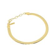 Desmos Bracciale Herringbone in argento dorato 00000283