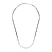 Desmos Collana Herringbone in argento 00000292