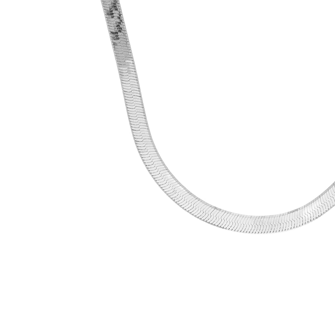 Desmos Collana Herringbone in argento 00000292