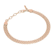 Desmos Bracciale Pave in argento 00000498