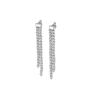 Desmos Orecchini Crystal pendenti in argento 00002106