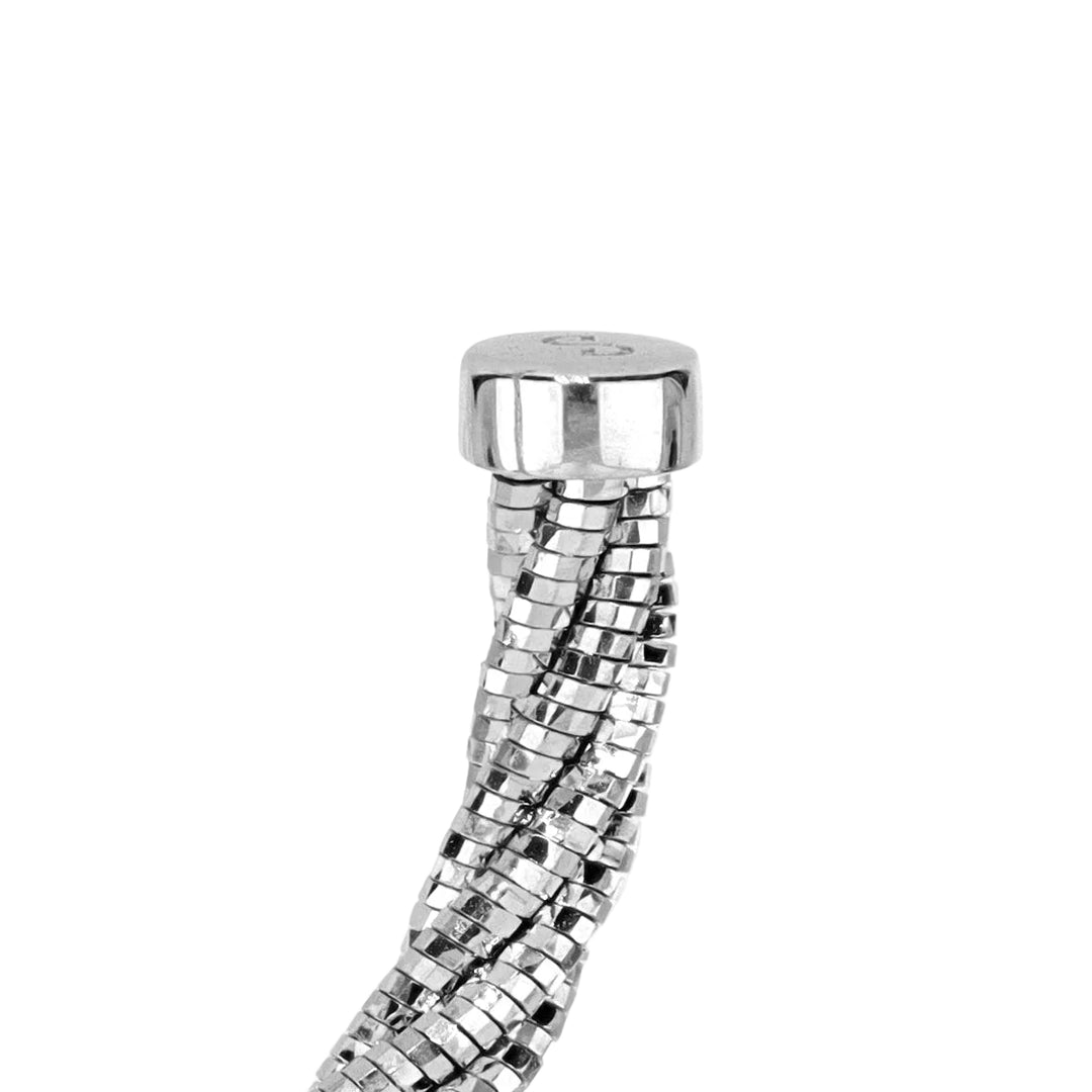 Desmos Orecchini Spring Twist Hoop in argento 00002318