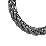 Load image into Gallery viewer, Desmos Orecchini Spring Twist Hoop in argento 00002319