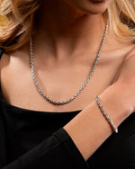 Load image into Gallery viewer, Bracciale Barrel Typhoon 3 in Argento