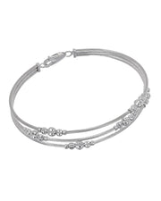 Desmos Bracciale in argento Crystal Flexi 00003341