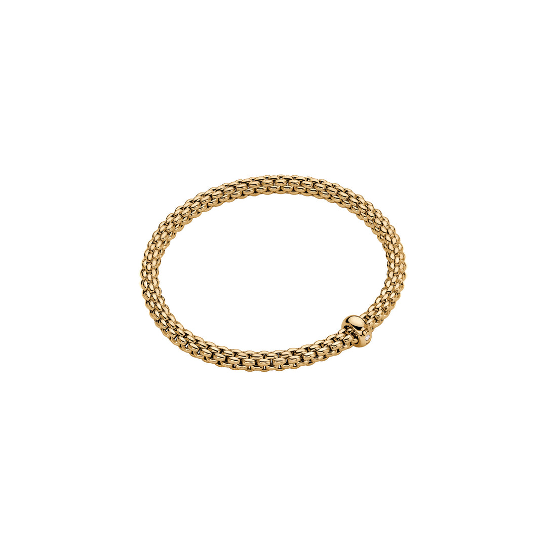 Bracciale Solo Flex'it in Oro Bianco e Diamanti