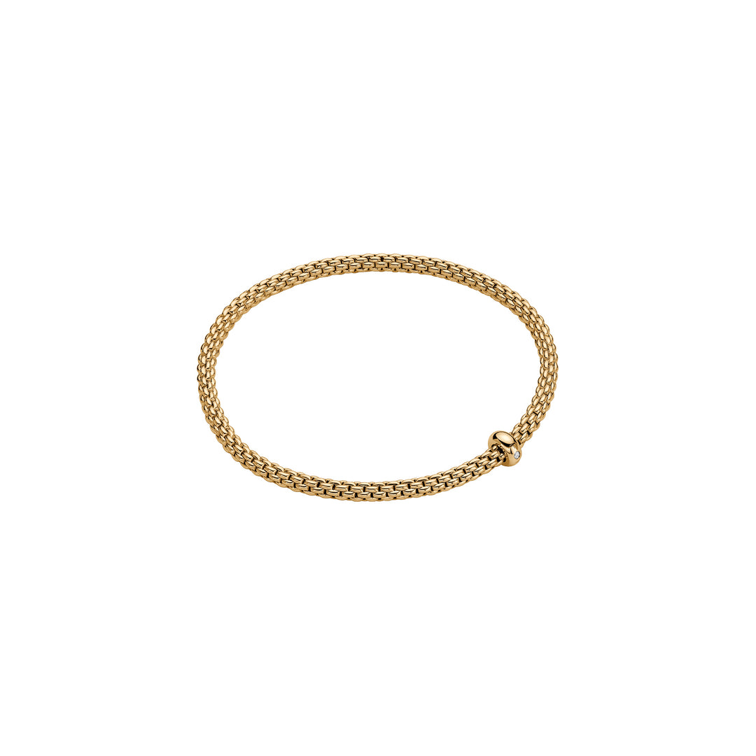 Bracciale Prima Flex'it con Diamante in Oro giallo