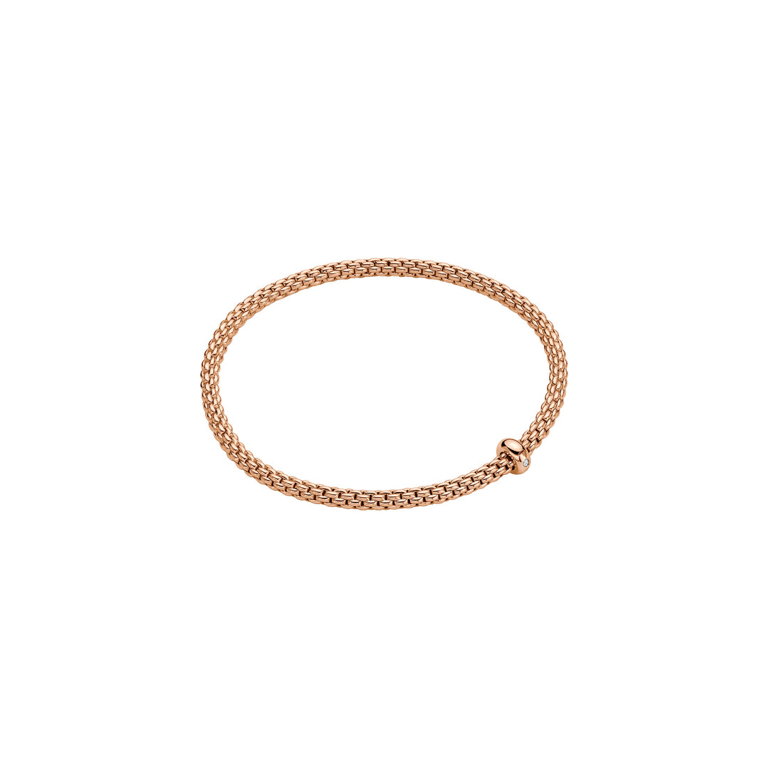 Bracciale Prima Flex'it con Diamante in Oro rosa