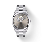 Load image into Gallery viewer, issot Gentleman open heart 40mm T127.407.11.081.00 - bracciale e cassa acciaio - quadrante grigio