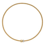 Load image into Gallery viewer, Collana Prima Flex'it in Oro Giallo e Bianco con Diamanti