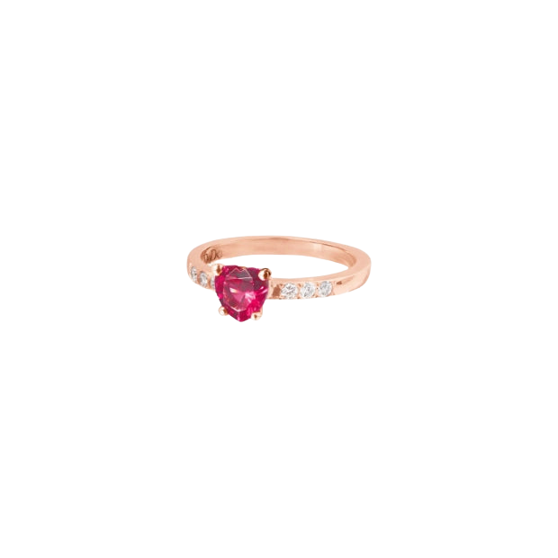 Anello Cuore con Diamanti