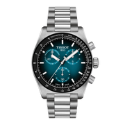 Tissot PR516 40mm T149.417.11.041.01 - bracciale e cassa acciaio - quadrante blu sfumato con cronografo