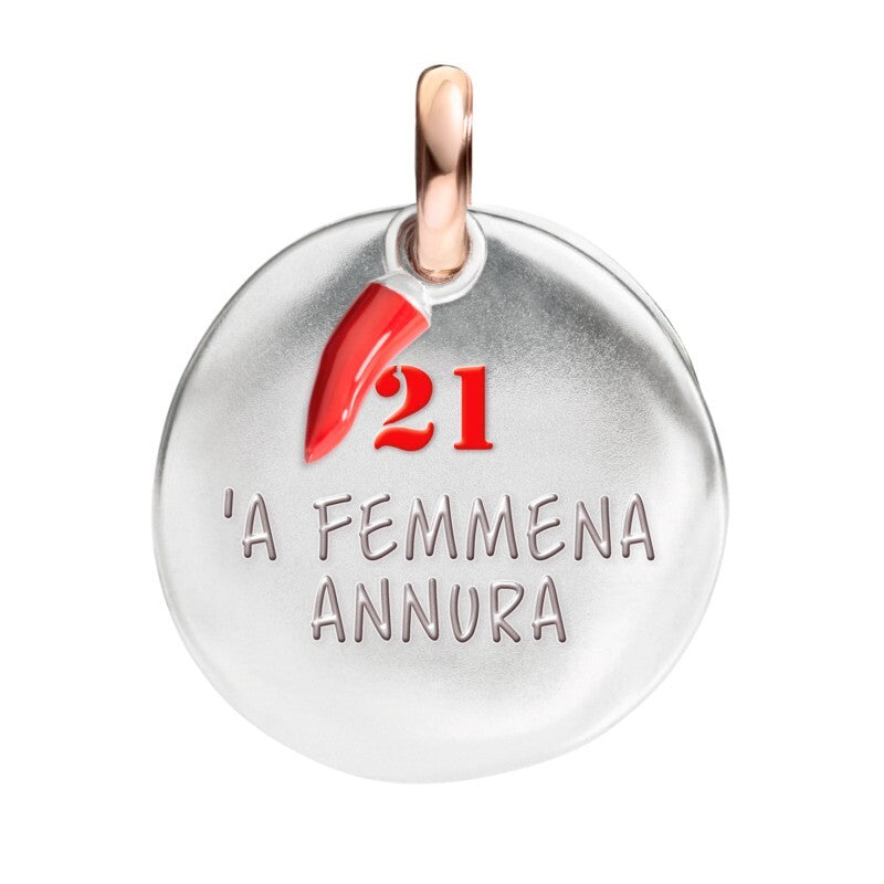 Queriot Pendente moneta 21 F14A03NMM21