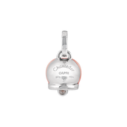 Ciondolo Campanella Oro con Corallo Rosa