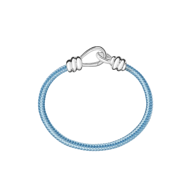 Bracciale Nodo Cordone Azzurro