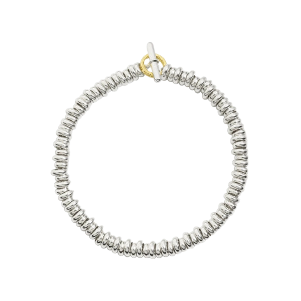 Bracciale Rondelle Argento