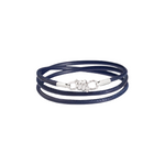 Load image into Gallery viewer, Bracciale Nodo Blu Argento
