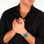 Load image into Gallery viewer, Philip Watch Caribe Urban R8253597130 - bracciale e cassa acciaio - quadrante verde con datario