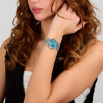 Load image into Gallery viewer, Philip Watch Caribe Urban R8253597681 - bracciale e cassa acciaio - quadrante verde marino con datario