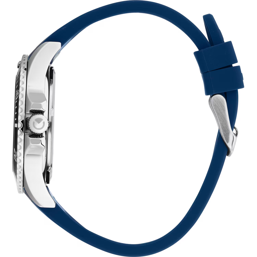 Sector 230 R3251161063 - cassa acciaio - cinturino gomma blu - quadrante blu con datario