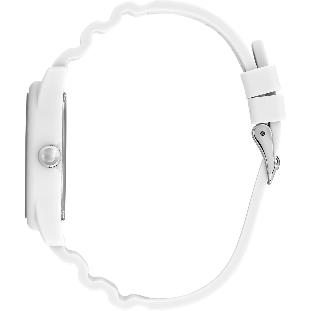 Sector H2O R3251318005 - cassa acciaio bianca - cinturino plastica bianca - quadrante bianco/rosso