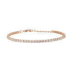 Load image into Gallery viewer, Mabina Bracciale tennis argento placcato oro rosa con zirconi 533286