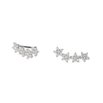 Load image into Gallery viewer, Mabina Orecchini in argento con stelle in zirconi 563218
