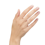 Load image into Gallery viewer, Anello Nodo Oro Rosa Prezioso
