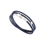 Load image into Gallery viewer, Bracciale Nodo Blu Argento
