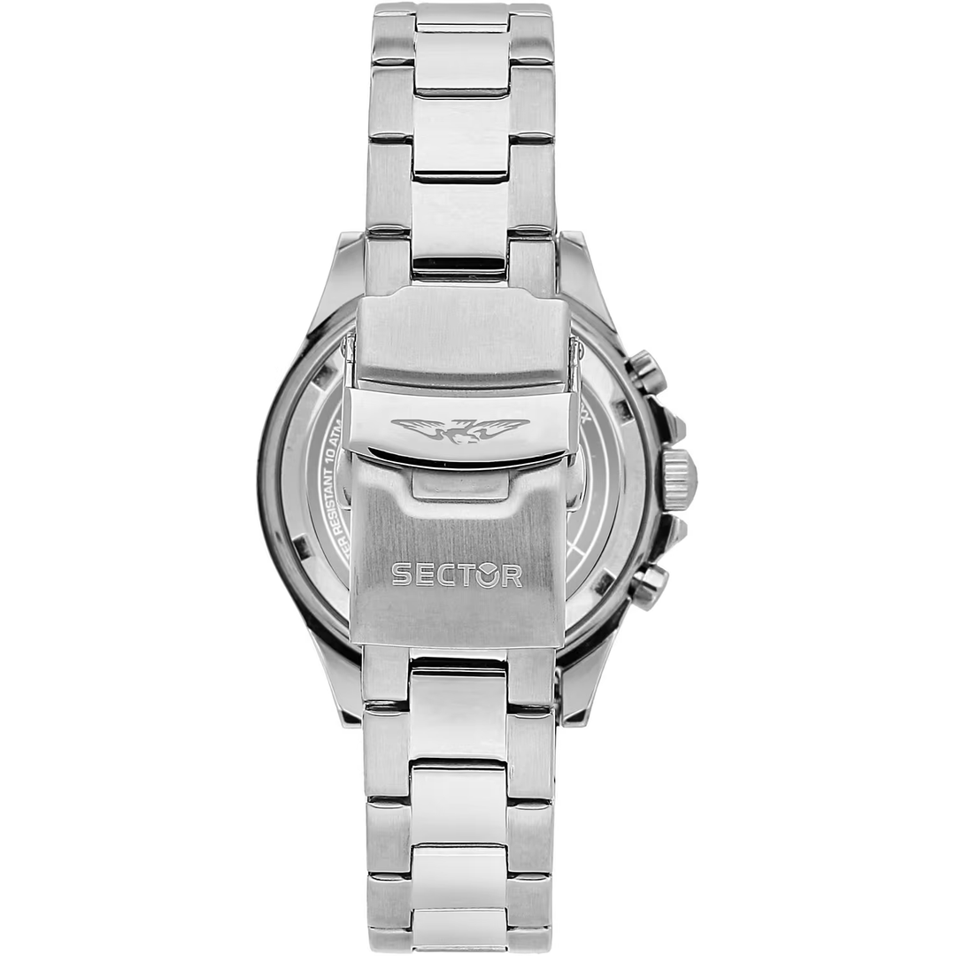 Sector 230 R3253161047 - cassa acciaio - bracciale metallo - quadrante blu e ghiera nera/blu - cronografo