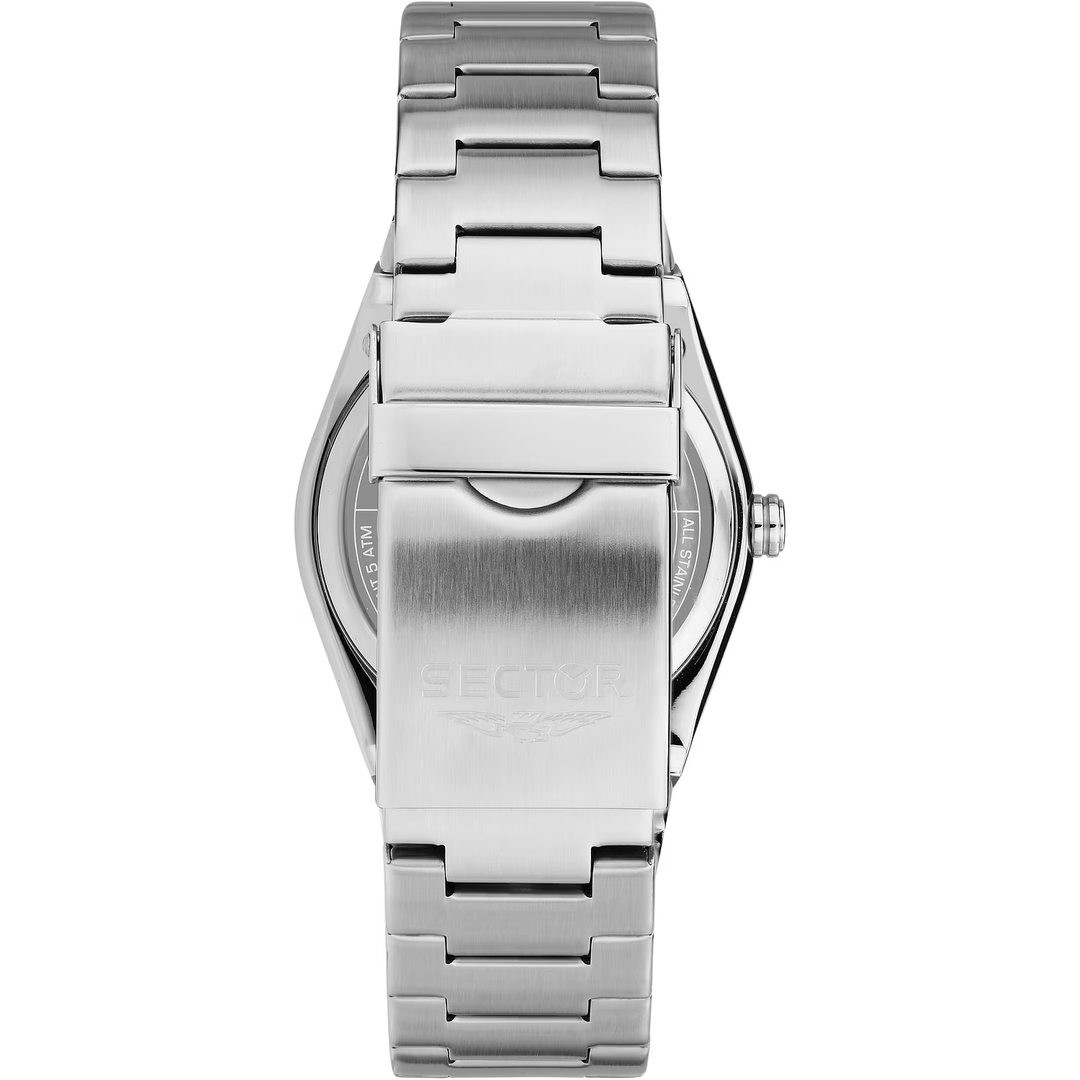 Sector C300 R3253301003 - bracciale e cassa acciaio - quadrante blu con datario