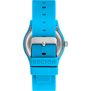 Sector H2O R3251318006 - cassa acciaio - cinturino plastica azzurra - quadrante azzurro/argento