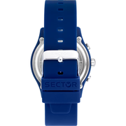 Sector H2O R3271718003 - cassa acciaio blu - cinturino plastica blu - quadrante blu con cronografo