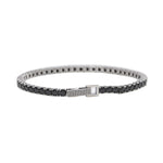Load image into Gallery viewer, Mabina Bracciale tennis in argento con zirconi neri 533580-S