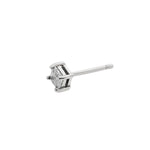 Load image into Gallery viewer, Mabina Orecchino a lobo con zircone bianco taglio carré 563523