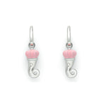 Load image into Gallery viewer, Chantecler Orecchini cornetto 36415 - smalto rosa