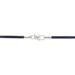 Load image into Gallery viewer, Bracciale Nodo Blu Argento
