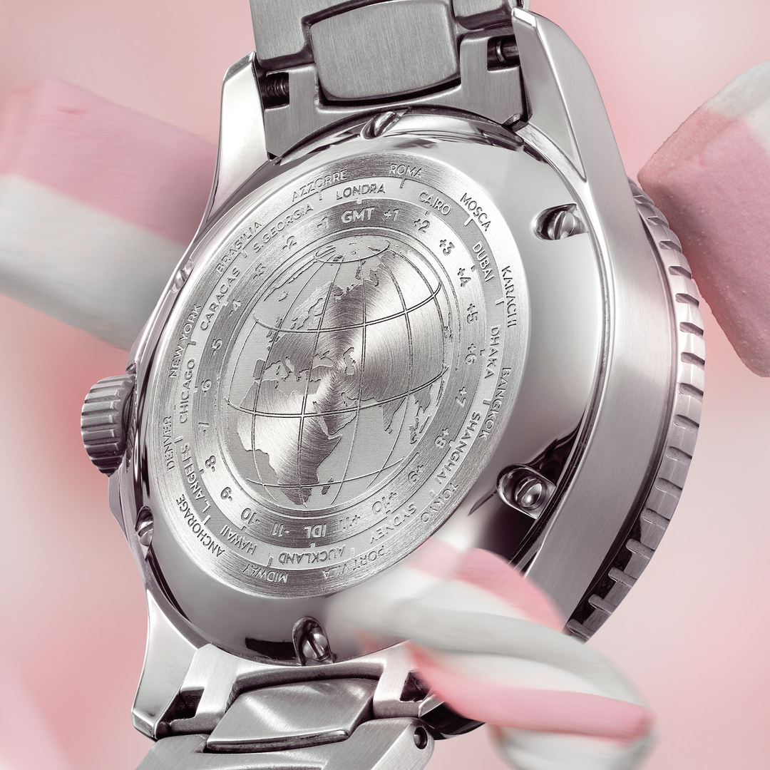 VENEZIANICO Nereide GMT Rosa 3521506C - fondello