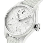 Load image into Gallery viewer, IWC Big Pilot’s Watch Perpetual Calendar Ceralume® IW505801 - cassa ceralume bianca - cinturino gomma bianca - quadrante bianco calendario perpetuo