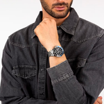 Load image into Gallery viewer, Sector 230 R3253161060 - bracciale e cassa acciaio - quadrante nero con datario