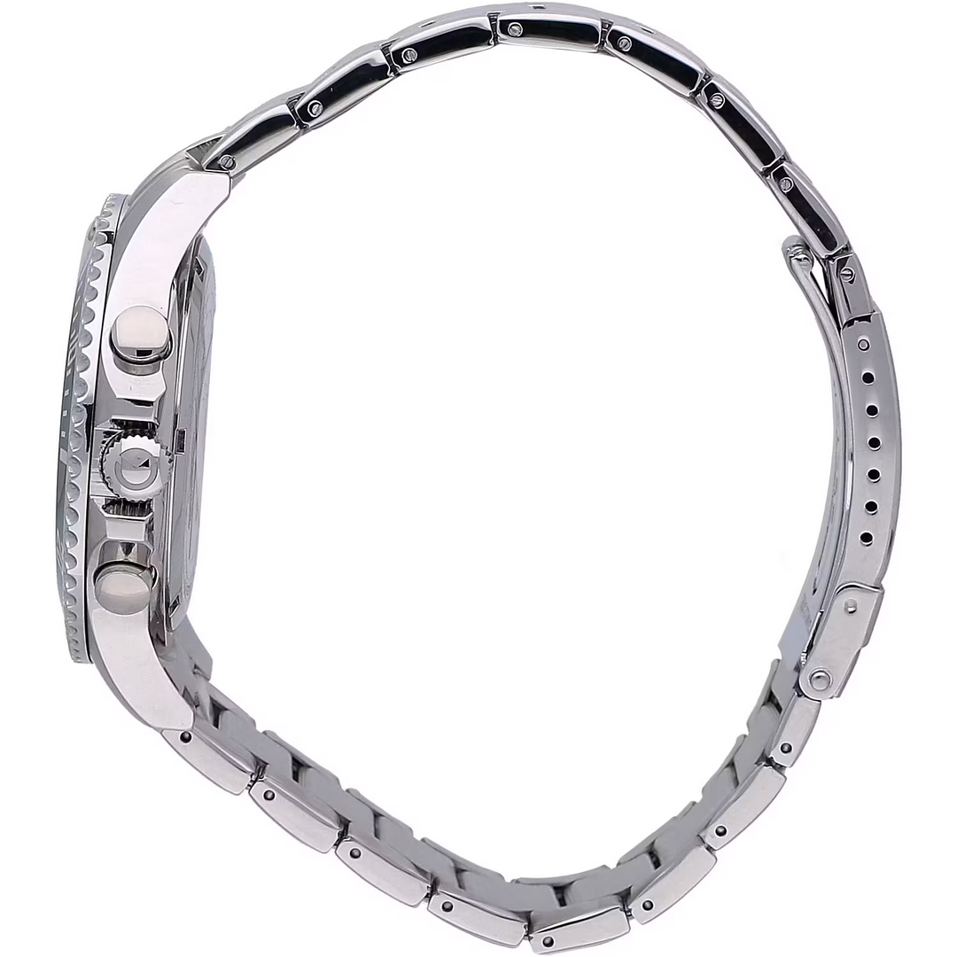 Sector 230 R3273661009 - cassa acciaio - bracciale metallo - quadrante nero con cronografo e datario
